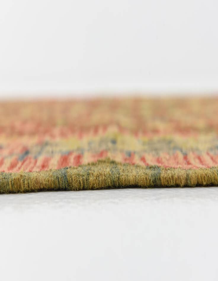 Detail image of  3' 3 x 6' 3  Hand Woven Kilim Maymana Wool Runner Rug