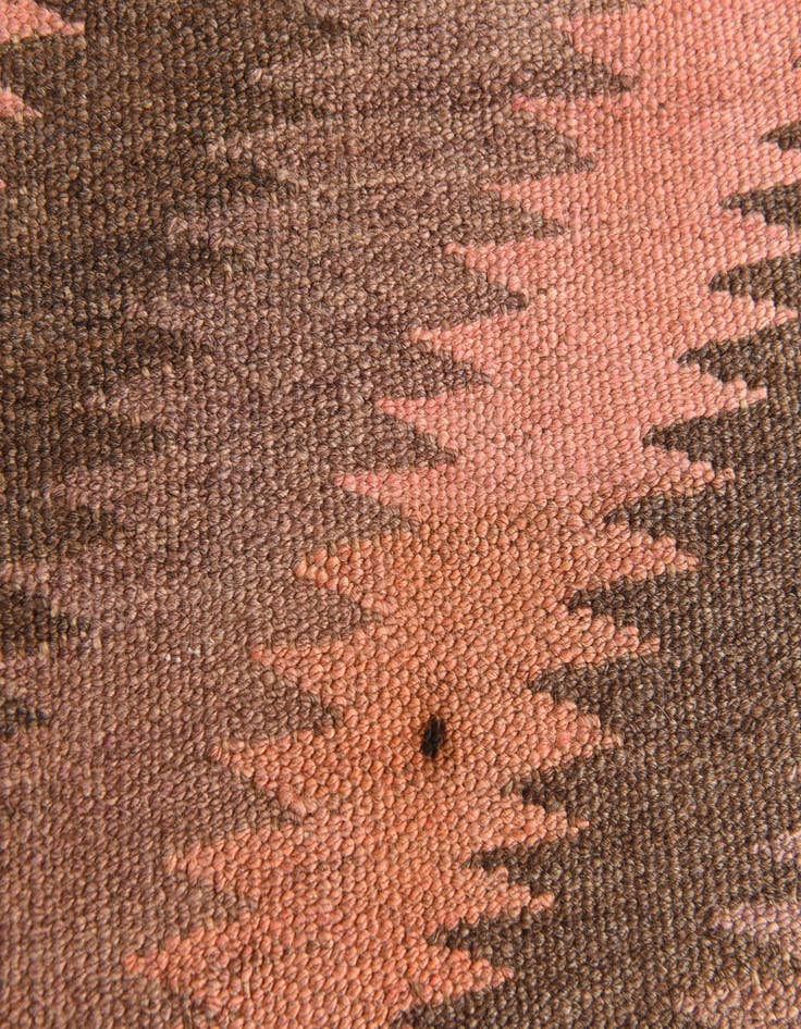 Detail image of  3' 6 x 9' 7  Hand Woven Kilim Modern Wool Runner Rug