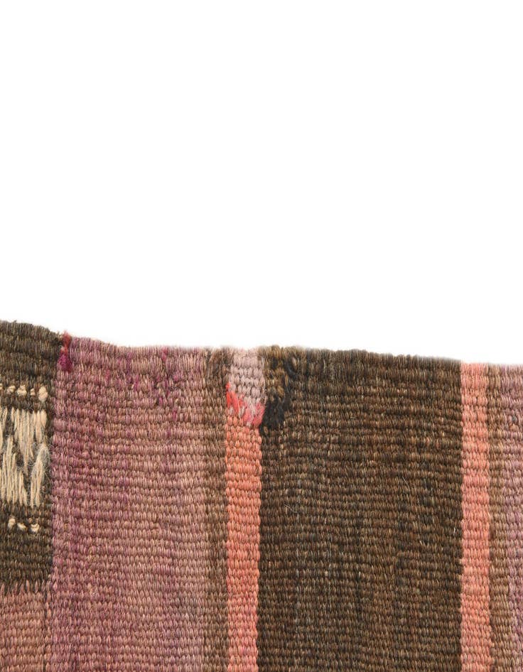 Detail image of  3' 6 x 9' 7  Hand Woven Kilim Modern Wool Runner Rug