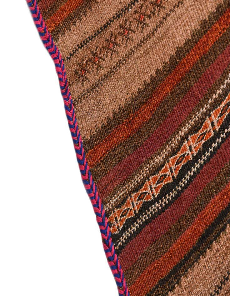 Detail image of  2' 8 x 6'  Hand Woven Kilim Modern Wool Runner Rug