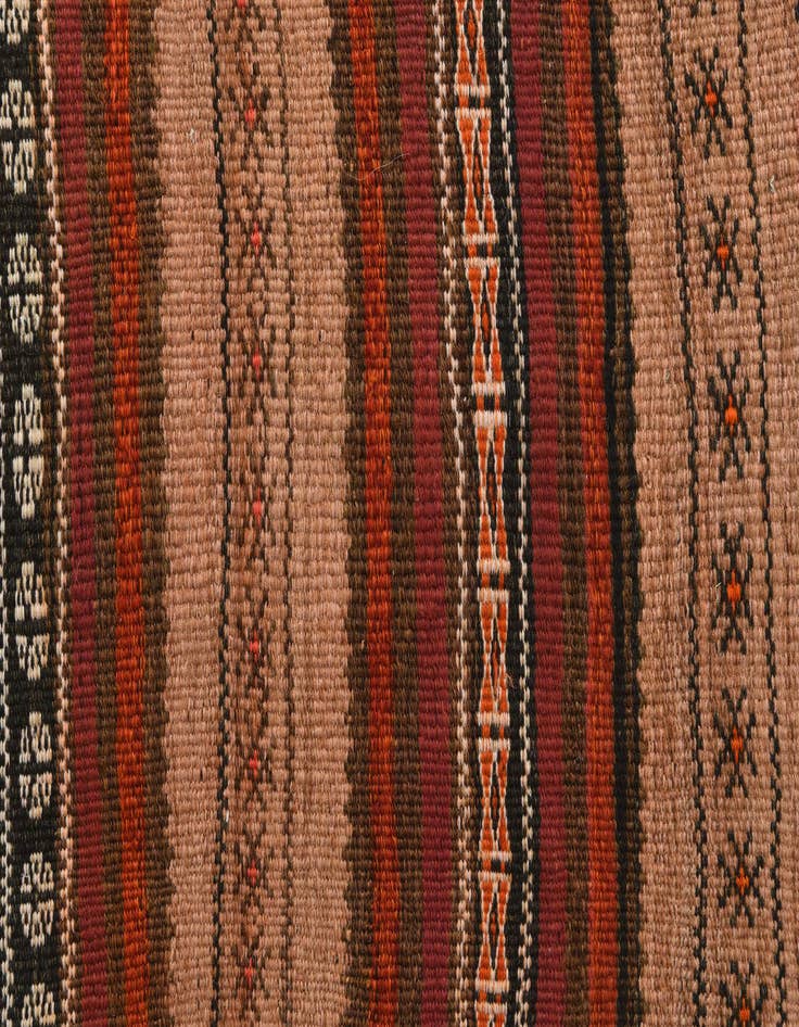 Detail image of  2' 8 x 6'  Hand Woven Kilim Modern Wool Runner Rug