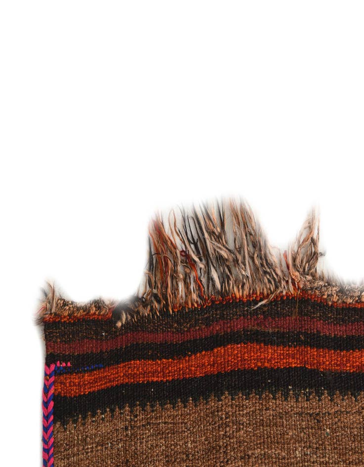 Detail image of  2' 8 x 6'  Hand Woven Kilim Modern Wool Runner Rug