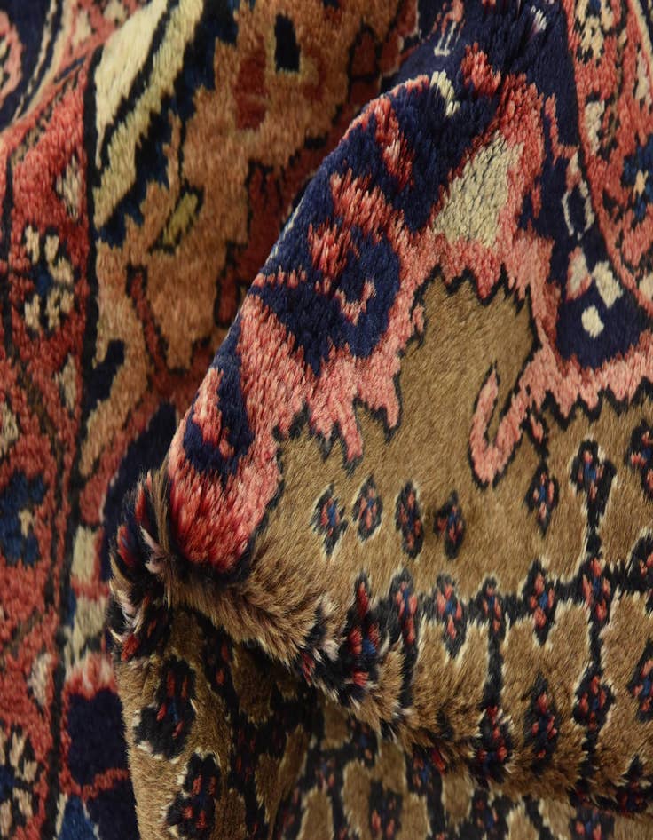 Detail image of 5' 3 x 10' 5 Hand Knotted Koliaei Persian Wool Runner Rug