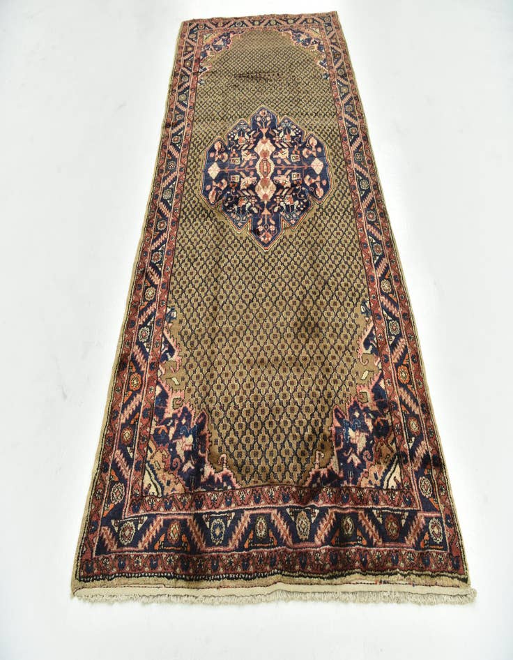 Detail image of 5' 3 x 10' 5 Hand Knotted Koliaei Persian Wool Runner Rug