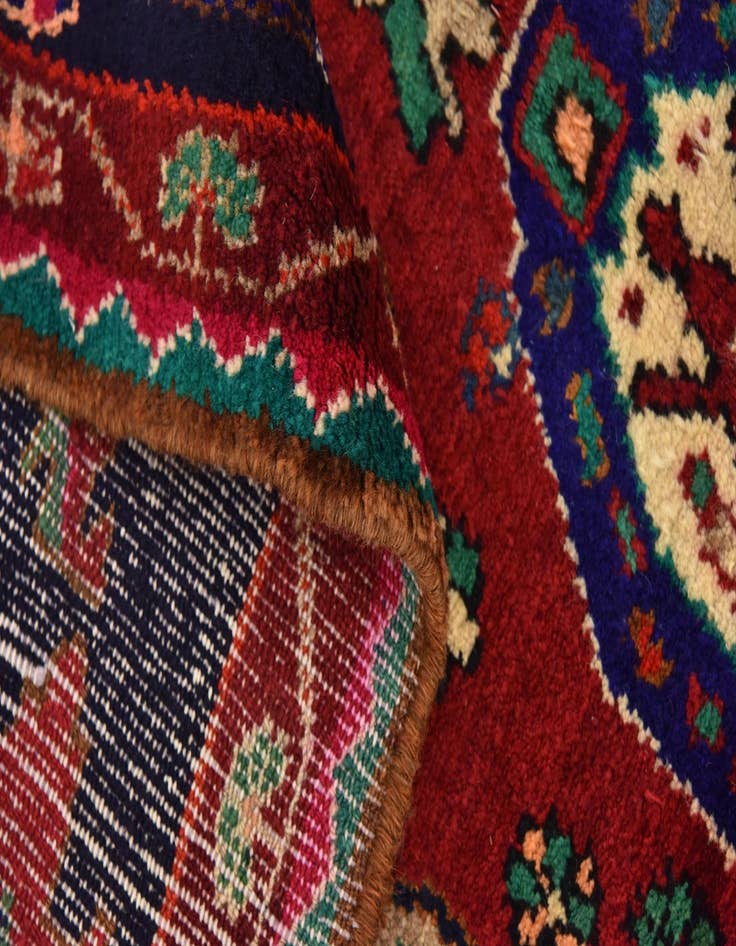 Detail image of  5' 2 x 9' 10  Hand Knotted Koliaei Persian Wool Runner Rug