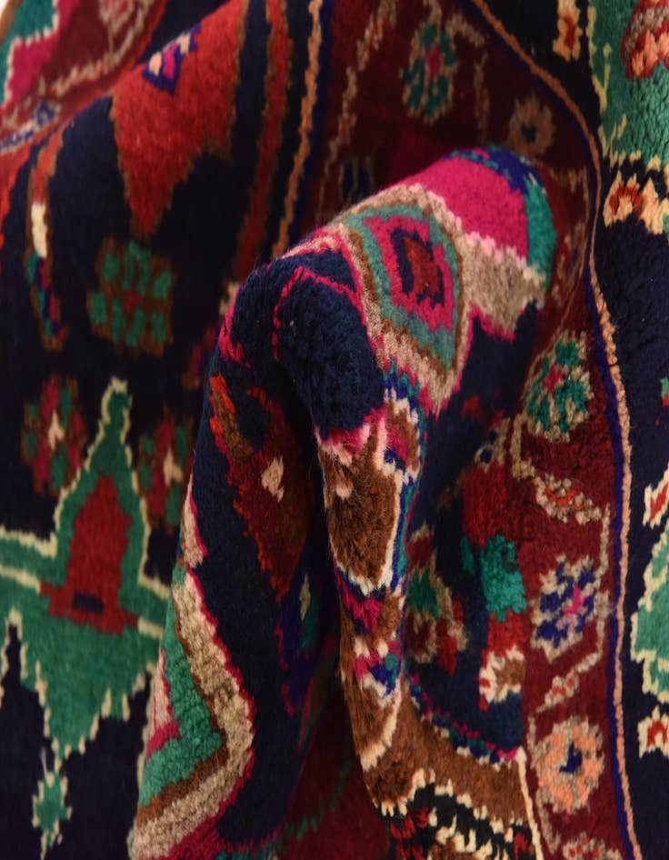 Detail image of  5' 2 x 9' 10  Hand Knotted Koliaei Persian Wool Runner Rug