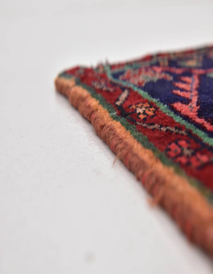 Detail image of  4' 10 x 9' 8  Hand Knotted Koliaei Persian Wool Runner Rug