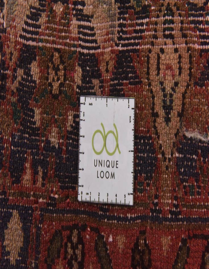 Detail image of  5' x 10' 6  Hand Knotted Koliaei Persian Wool Runner Rug