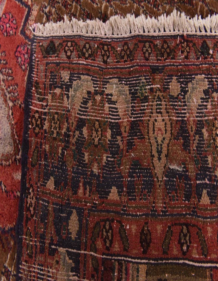 Detail image of  5' x 10' 6  Hand Knotted Koliaei Persian Wool Runner Rug