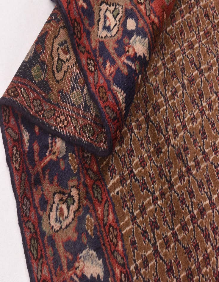 Detail image of  5' x 10' 6  Hand Knotted Koliaei Persian Wool Runner Rug