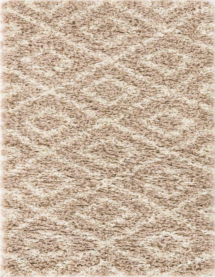 Primary image  2' x 5' Lattice Shag Runner Rug