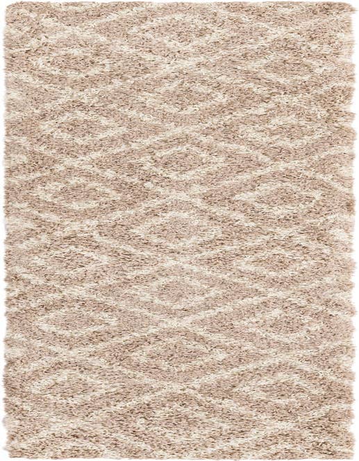 Detail image of  2' x 8' Lattice Shag Runner Rug