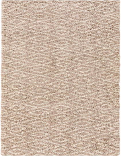 Detail image of 3' 3 x 16' 5 Lattice Shag Runner Rug