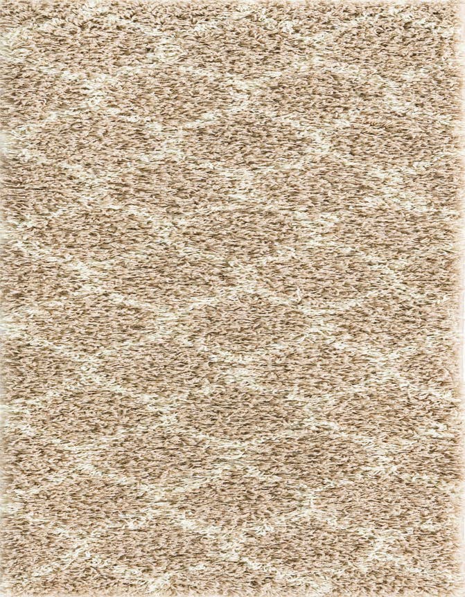 Detail image of  2' x 6' Lattice Shag Runner Rug