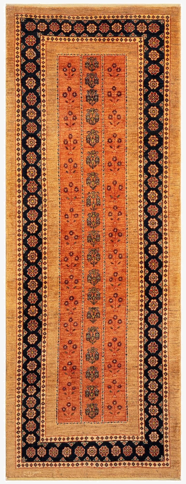  2' 8 x 7' 1 Luribaft Wool Runner Rug