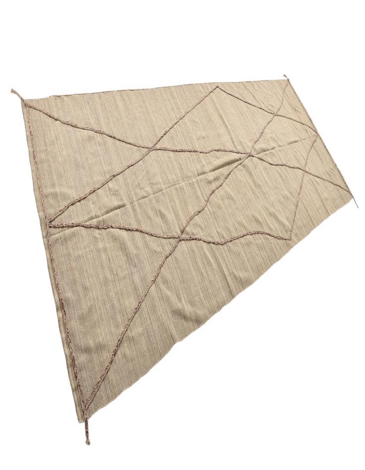 Detail image of  6' x 16' 7  Hand Knotted Moroccan Wool Runner Rug