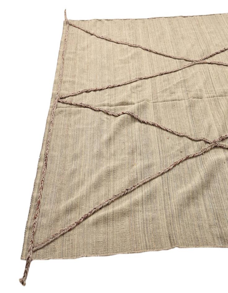 Detail image of  6' x 16' 7  Hand Knotted Moroccan Wool Runner Rug