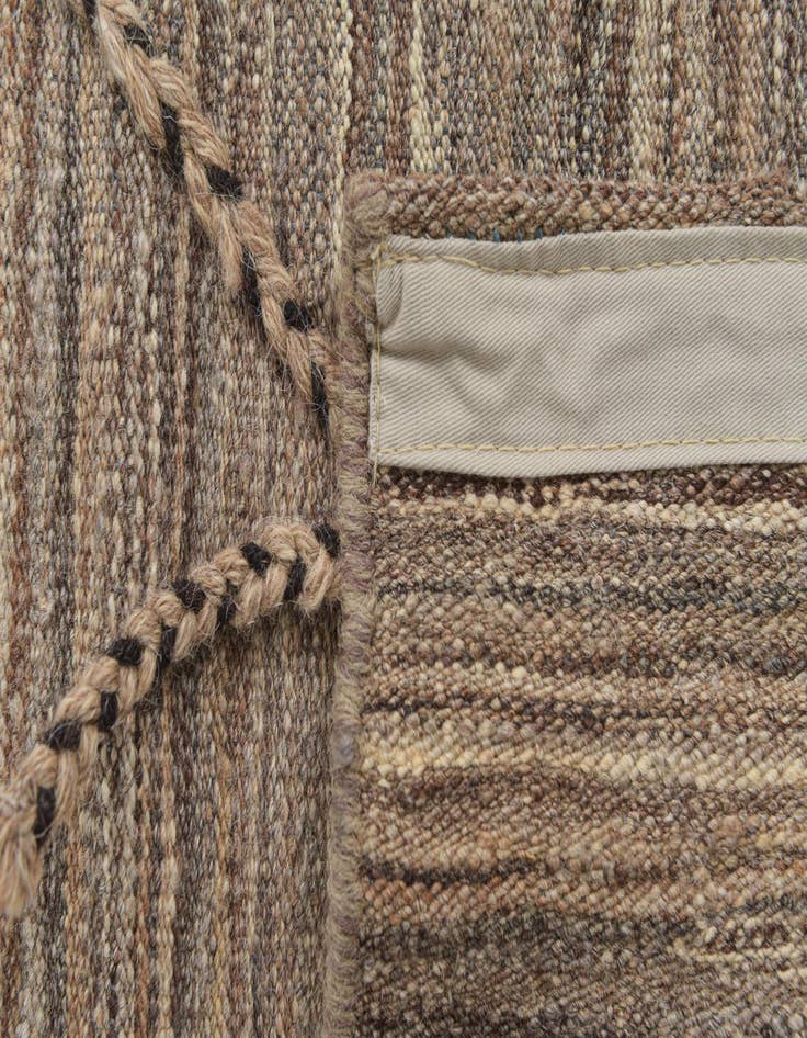 Detail image of  2' 6 x 12' 7  Hand Knotted Moroccan Wool Runner Rug
