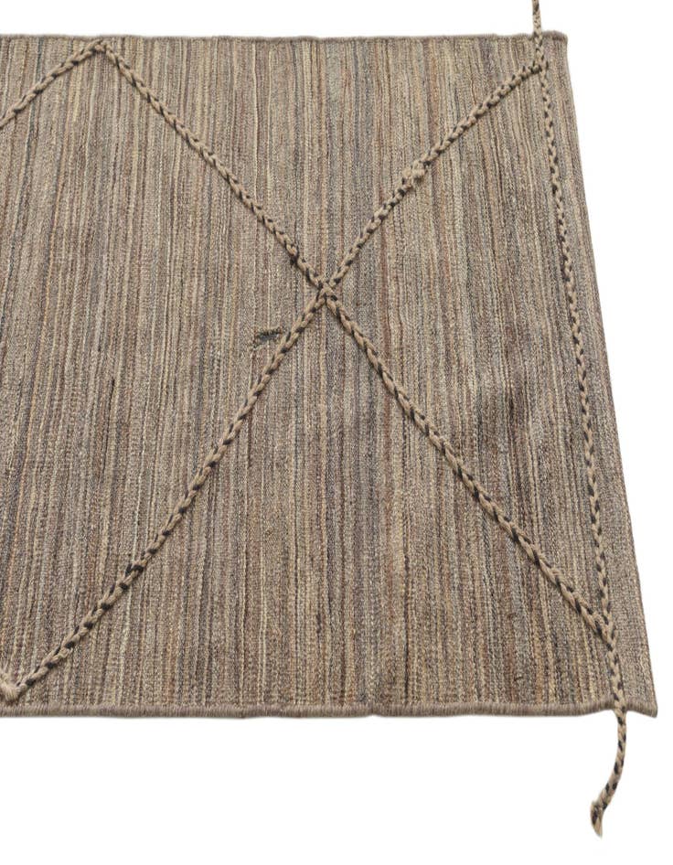 Detail image of  2' 6 x 12' 7  Hand Knotted Moroccan Wool Runner Rug