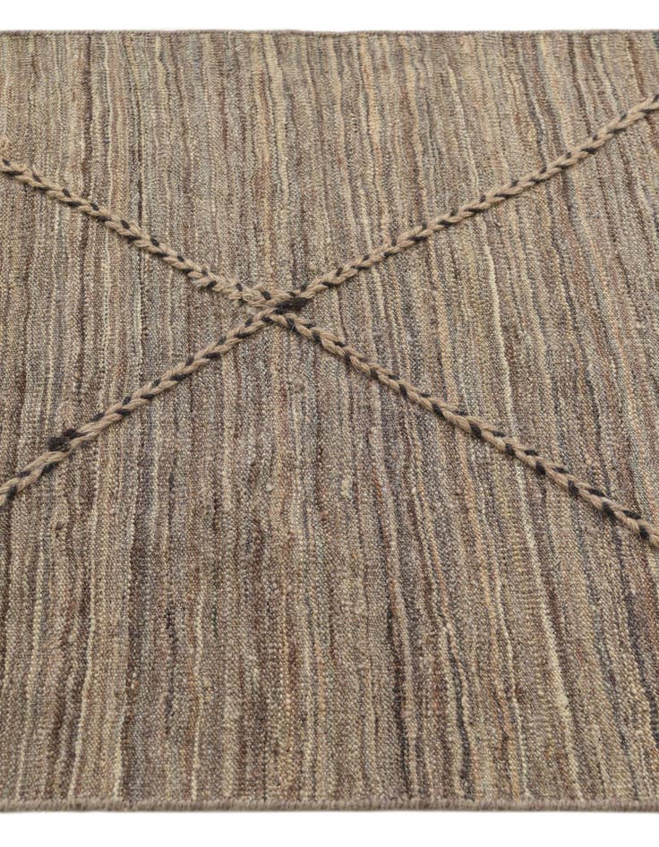 Detail image of  2' 6 x 12' 7  Hand Knotted Moroccan Wool Runner Rug