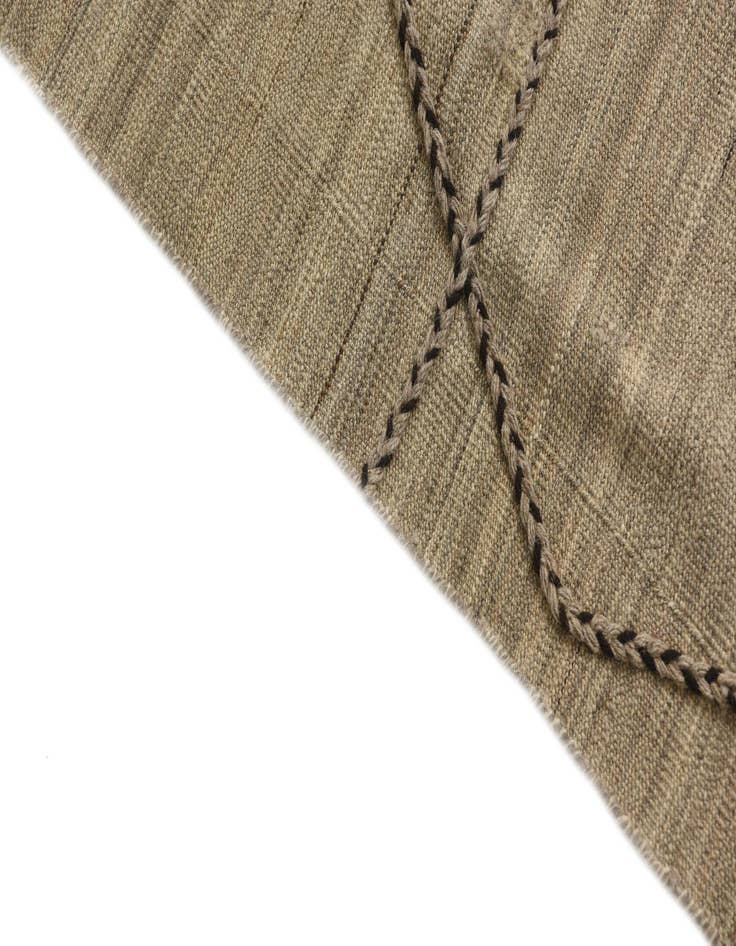 Detail image of  4' 7 x 10' 3  Hand Knotted Moroccan Wool Runner Rug