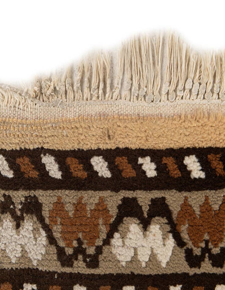 Detail image of  2' 10 x 9' 9  Hand Knotted Moroccan Wool Runner Rug