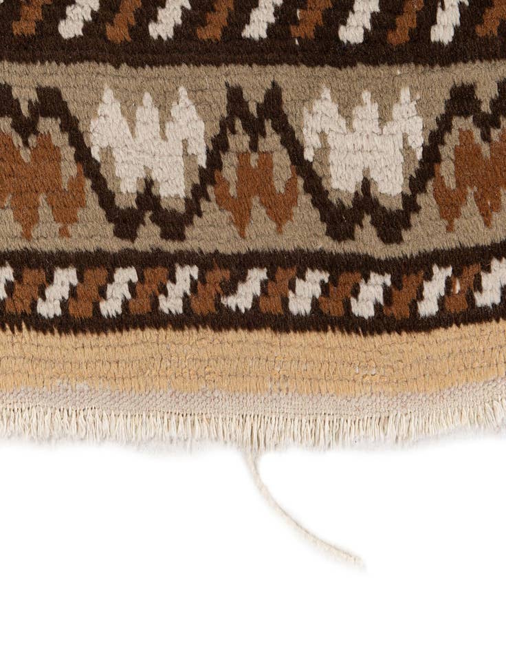 Detail image of  2' 10 x 9' 9  Hand Knotted Moroccan Wool Runner Rug