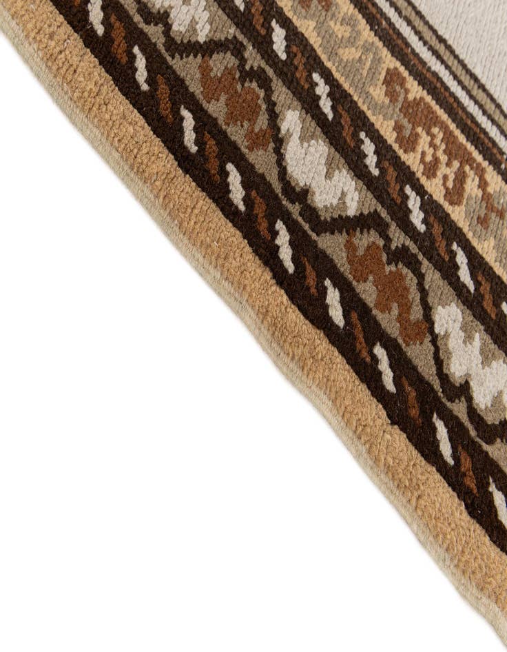 Detail image of  2' 10 x 9' 9  Hand Knotted Moroccan Wool Runner Rug