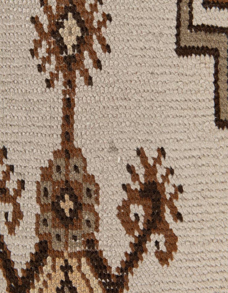 Detail image of  2' 10 x 9' 9  Hand Knotted Moroccan Wool Runner Rug