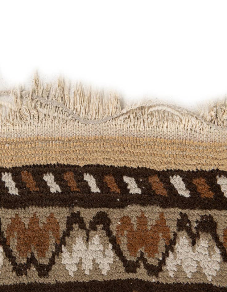 Detail image of  2' 10 x 9' 9  Hand Knotted Moroccan Wool Runner Rug