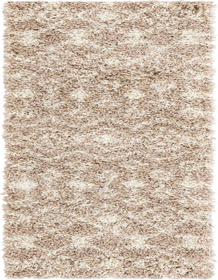 Detail image of  2' x 6' Moroccan Trellis Shag Runner Rug