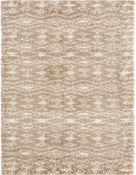 Detail image of  2' 7 x 12' Moroccan Trellis Shag Runner Rug