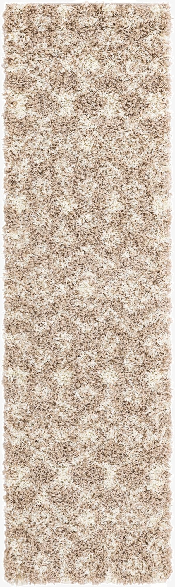  2' x 7' Moroccan Trellis Shag Runner Rug