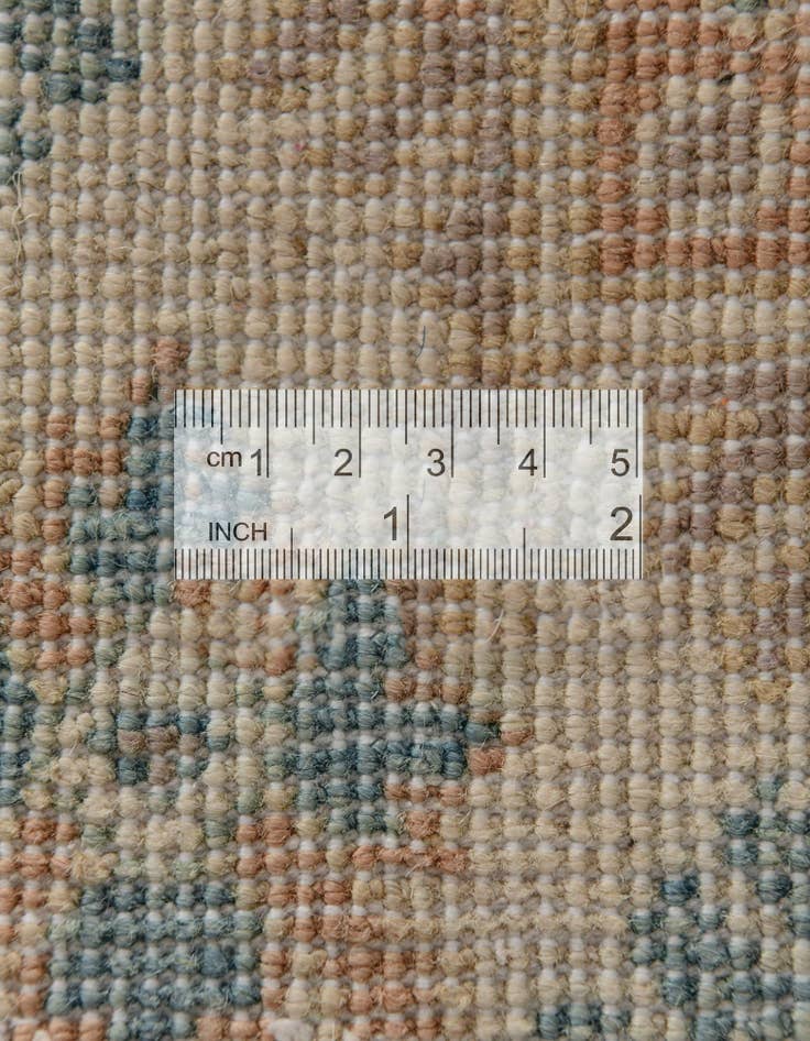 Detail image of  2' 7 x 5' 9  Hand Knotted Oushak Wool Runner Rug