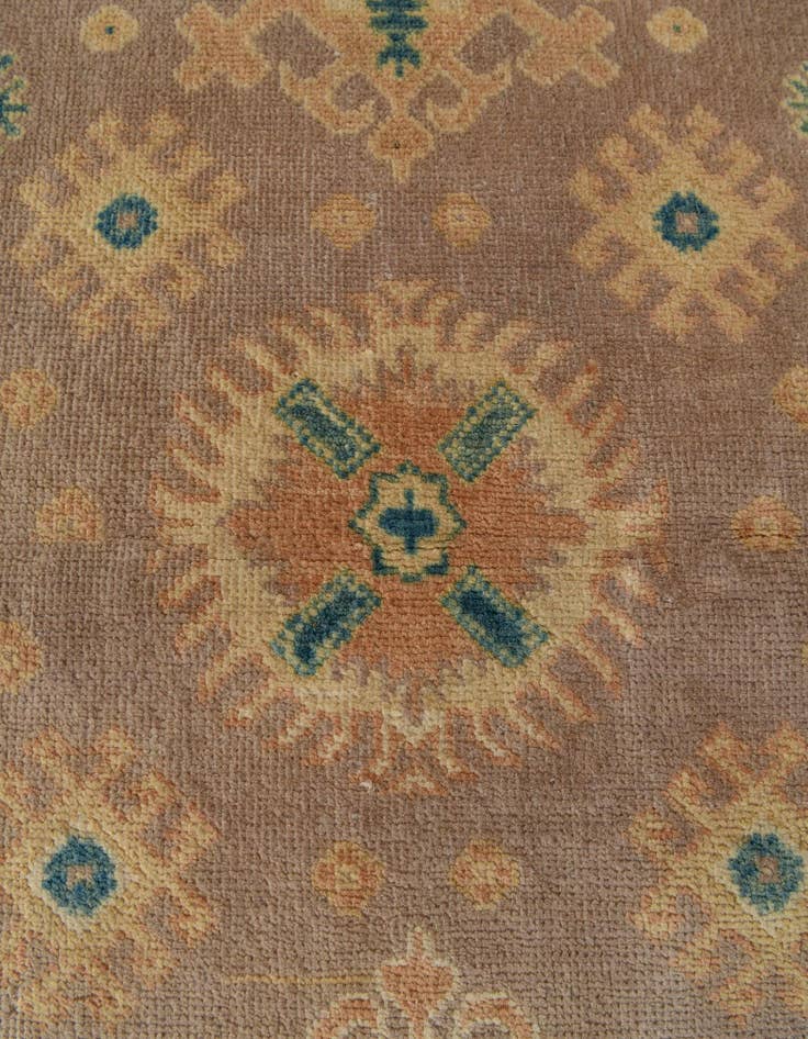 Detail image of  2' 7 x 5' 9  Hand Knotted Oushak Wool Runner Rug