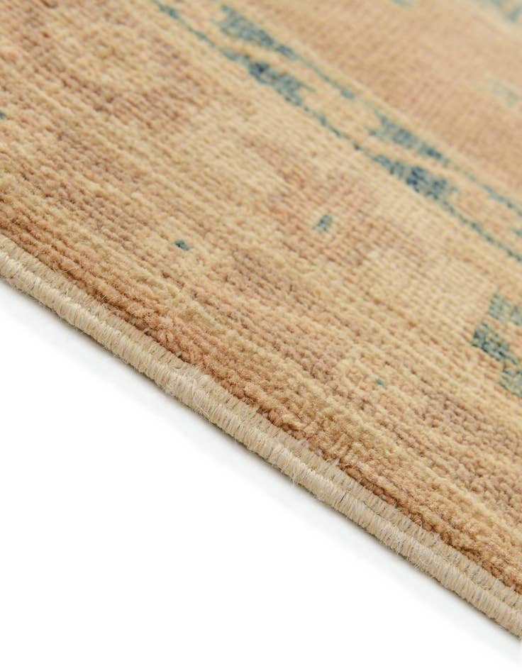 Detail image of  2' 7 x 6' 10  Hand Knotted Oushak Wool Runner Rug