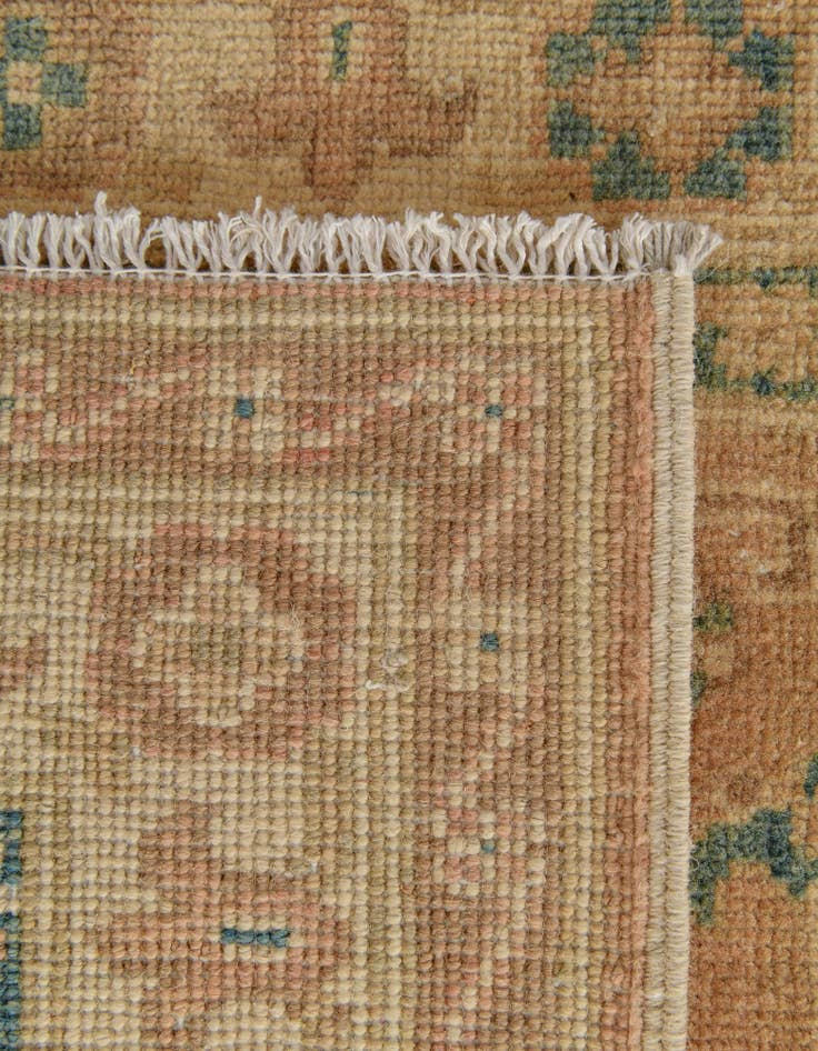 Detail image of  2' 7 x 6' 10  Hand Knotted Oushak Wool Runner Rug