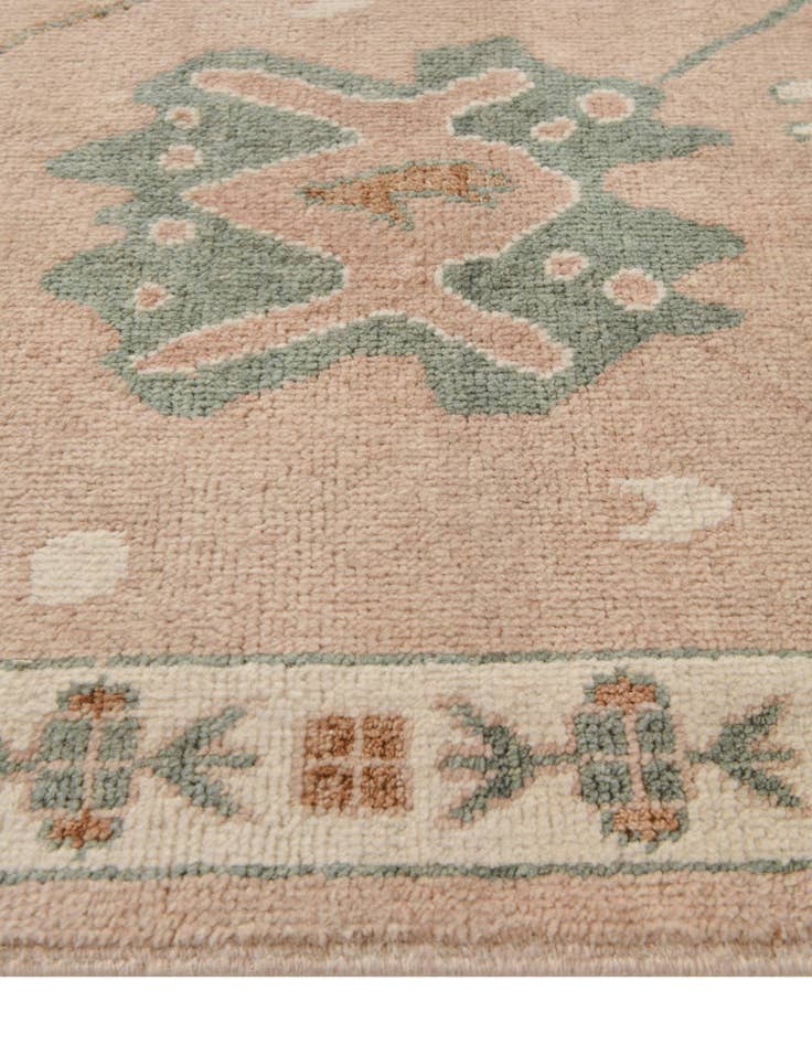 Detail image of  2' 8 x 10' 1  Hand Knotted Oushak Wool Runner Rug