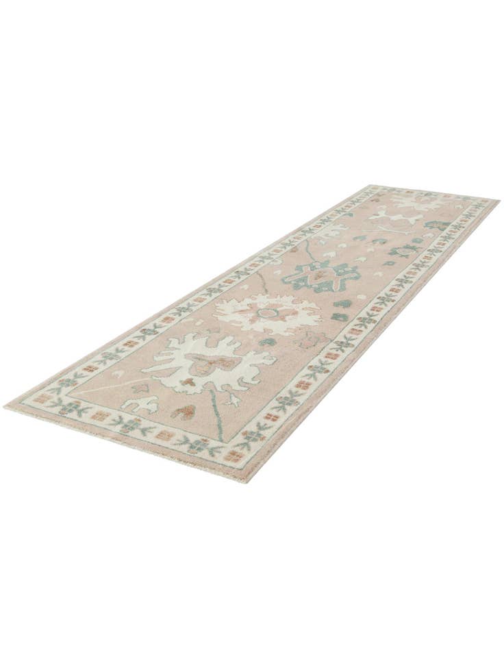 Detail image of  2' 8 x 10' 1  Hand Knotted Oushak Wool Runner Rug