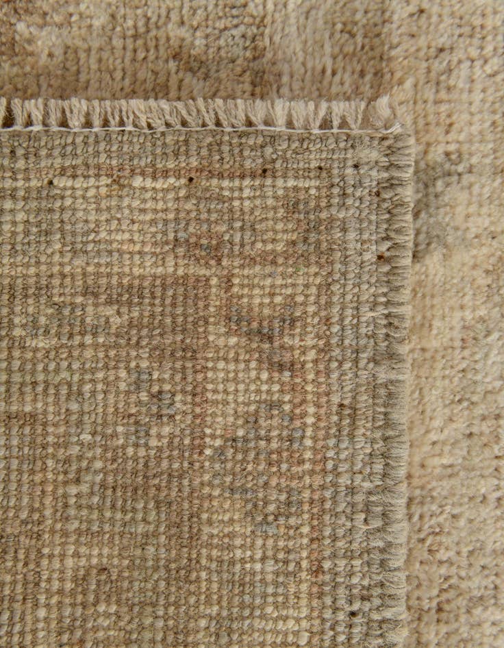 Detail image of  3' 3 x 11' 8  Hand Knotted Oushak Wool Runner Rug
