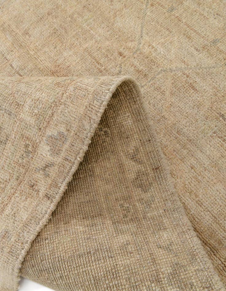 Detail image of  3' 3 x 11' 8  Hand Knotted Oushak Wool Runner Rug