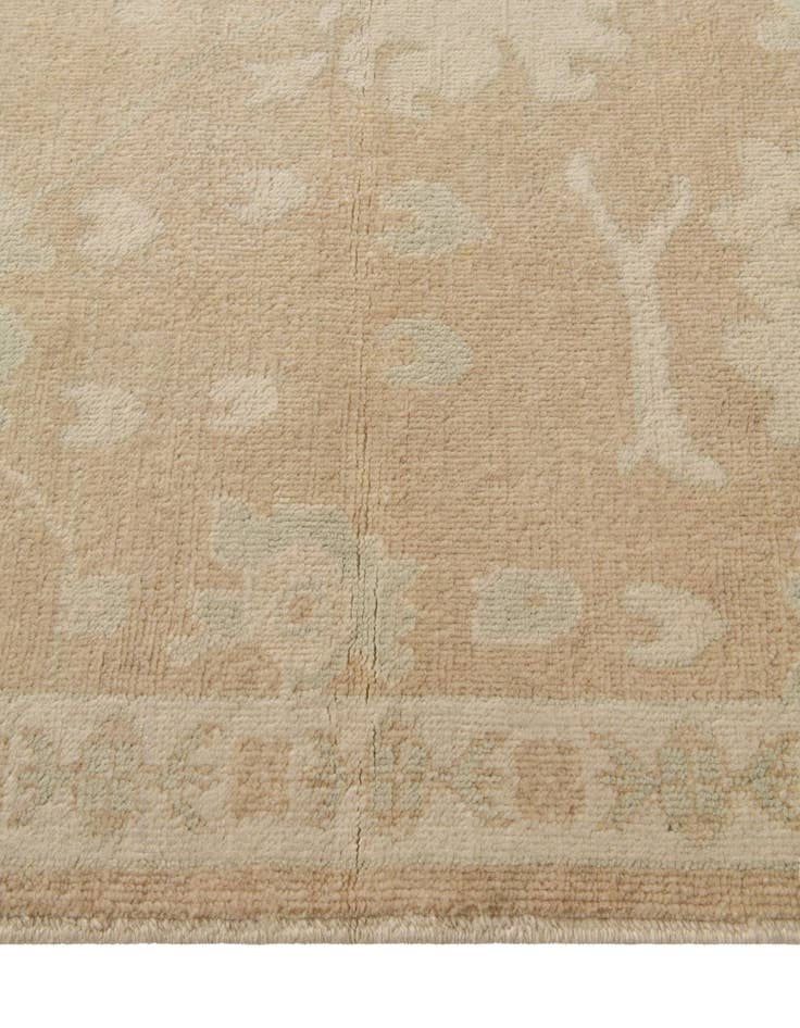 Detail image of  2' 10 x 12' 5  Hand Knotted Oushak Wool Runner Rug
