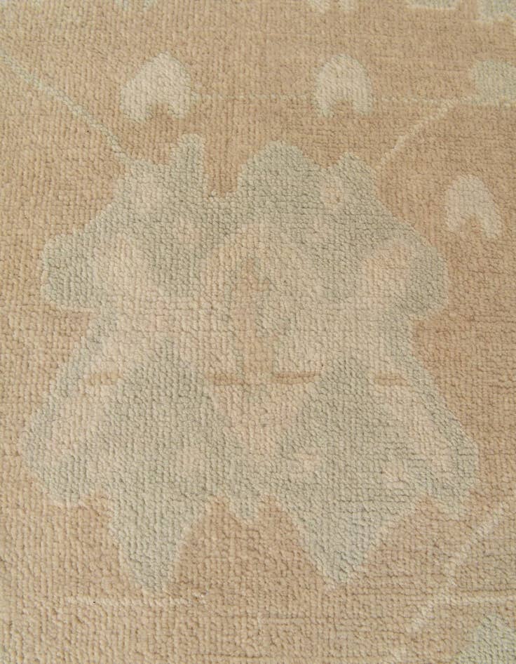 Detail image of  2' 10 x 12' 5  Hand Knotted Oushak Wool Runner Rug