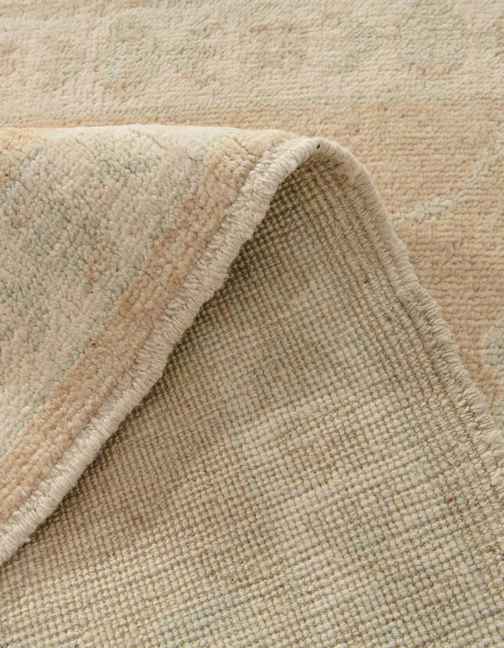 Detail image of  2' 10 x 12' 5  Hand Knotted Oushak Wool Runner Rug