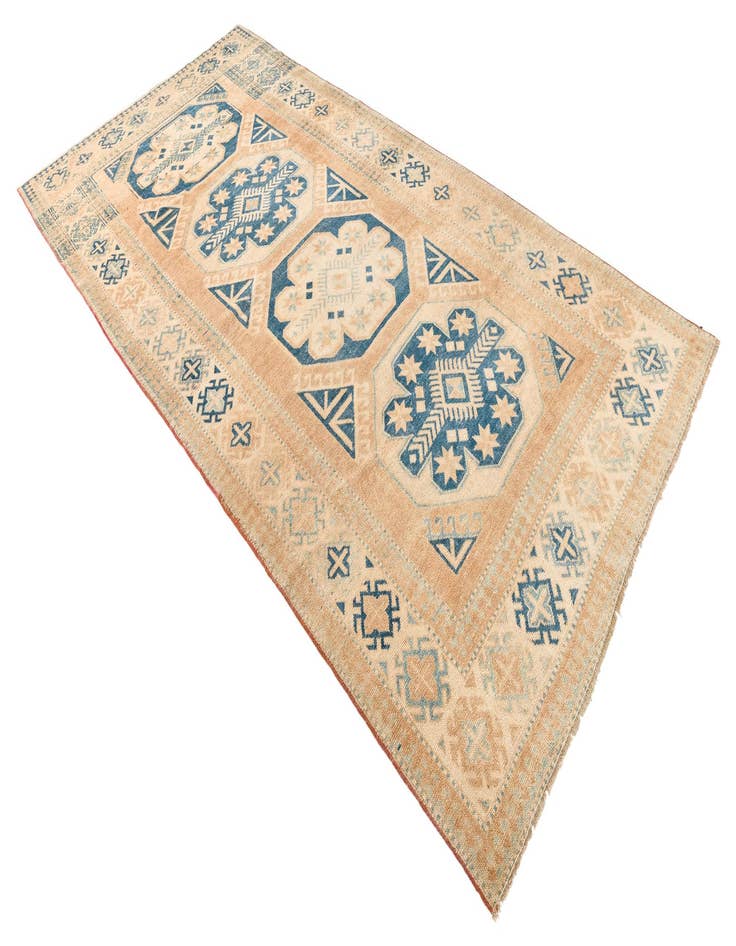 Detail image of  5' 2 x 10' 5  Hand Knotted Oushak Wool Runner Rug