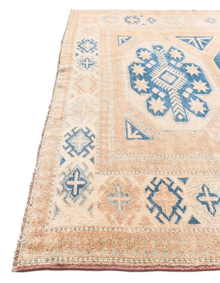 Detail image of  5' 2 x 10' 5  Hand Knotted Oushak Wool Runner Rug