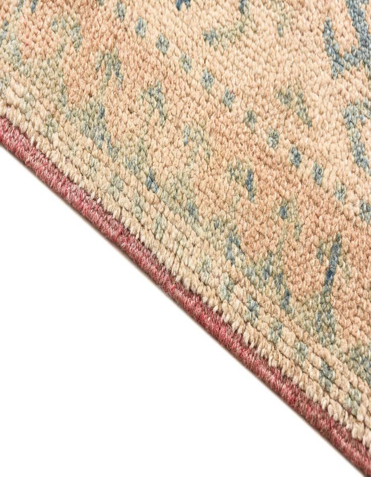 Detail image of  5' 2 x 10' 5  Hand Knotted Oushak Wool Runner Rug