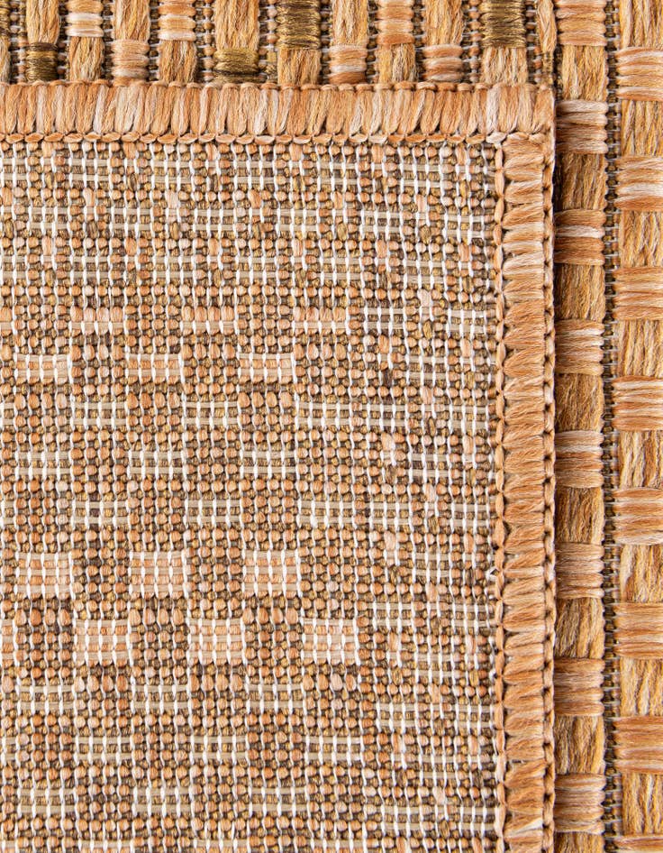 Detail image of  2' x 8'  Washable Border Indoor / Outdoor Runner Rug