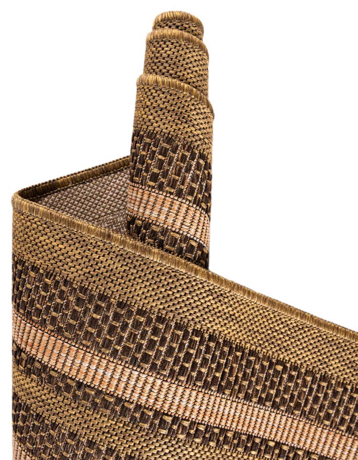 Detail image of  2' 2 x 6'  Washable Border Indoor / Outdoor Runner Rug