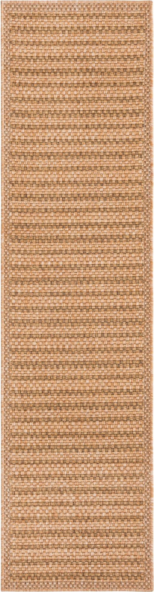  2' x 8'  Washable Border Indoor / Outdoor Runner Rug